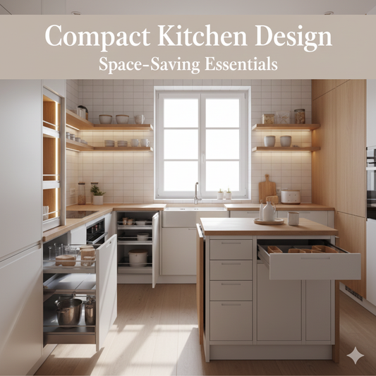 Designing Compact Kitchens: Space-Saving Furniture Essentials