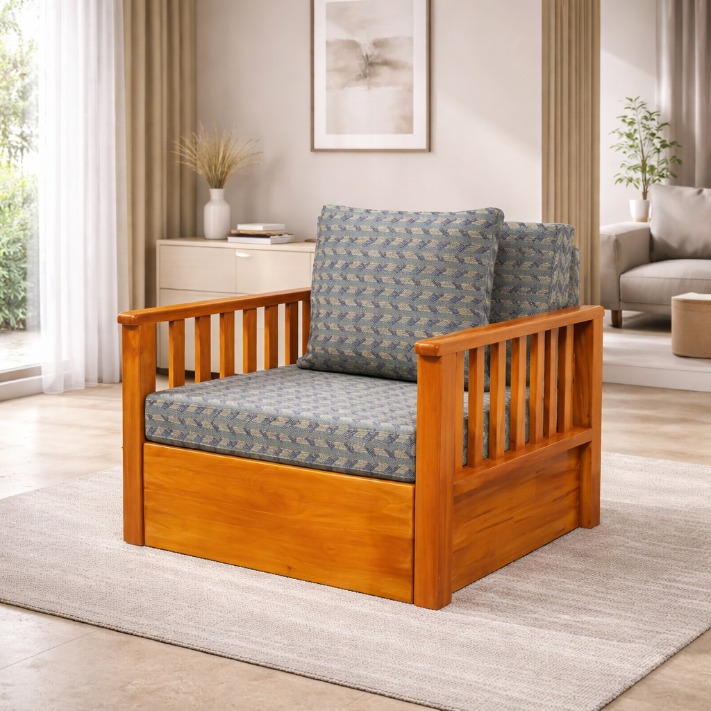 WoodLiving Sofa Cum Bed