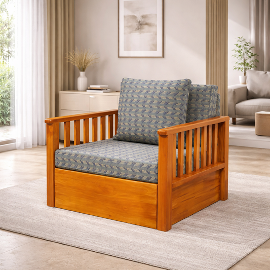 WoodLiving Sofa Cum Bed